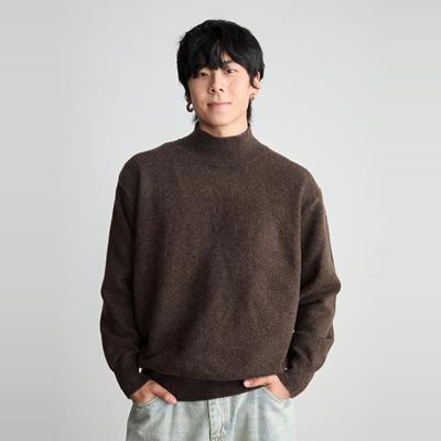 Vavu复古简约套头高领毛衣