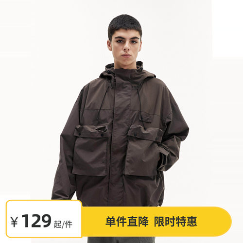 Vavu防泼水户外徒步口袋外套