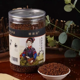 健滋道 大凉山黑苦荞茶 产地 茶叶 酒店饭店酒楼 罐装 苦荞茶