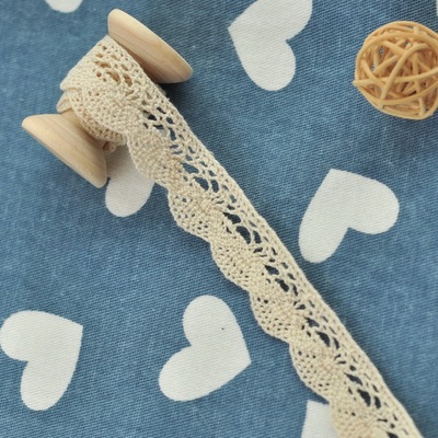 纯棉蕾丝花边波浪弧形