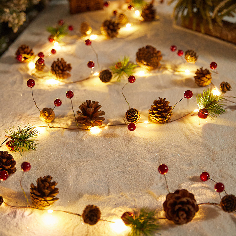 圣诞节装饰品彩灯闪灯串灯布置店铺橱窗圣诞树灯氛围感创意小挂件