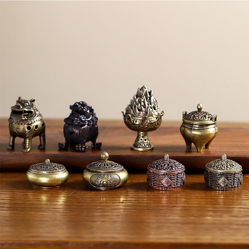 瑾沉合金迷你香炉家用室内熏香