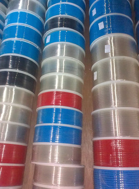 台湾品牌PU气管PU8X5 按米卖1.29元每米/有蓝色 透明 黑色 橙色