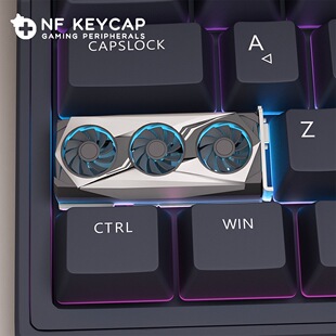 三角洲行动显卡透光键帽疾风个性按键帽骇爪机械键盘键帽创意esc