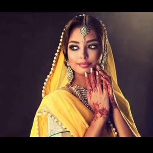 亏本清印度手工刺绣钉珠纱丽波西米亚写真披纱头纱围巾