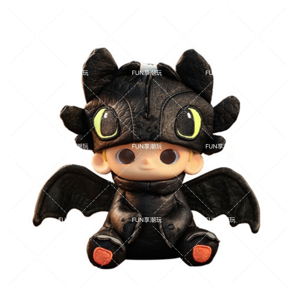 全新正品52TOYS NOOK驯龙高手无牙仔联名吊卡挂件手办礼物潮玩具