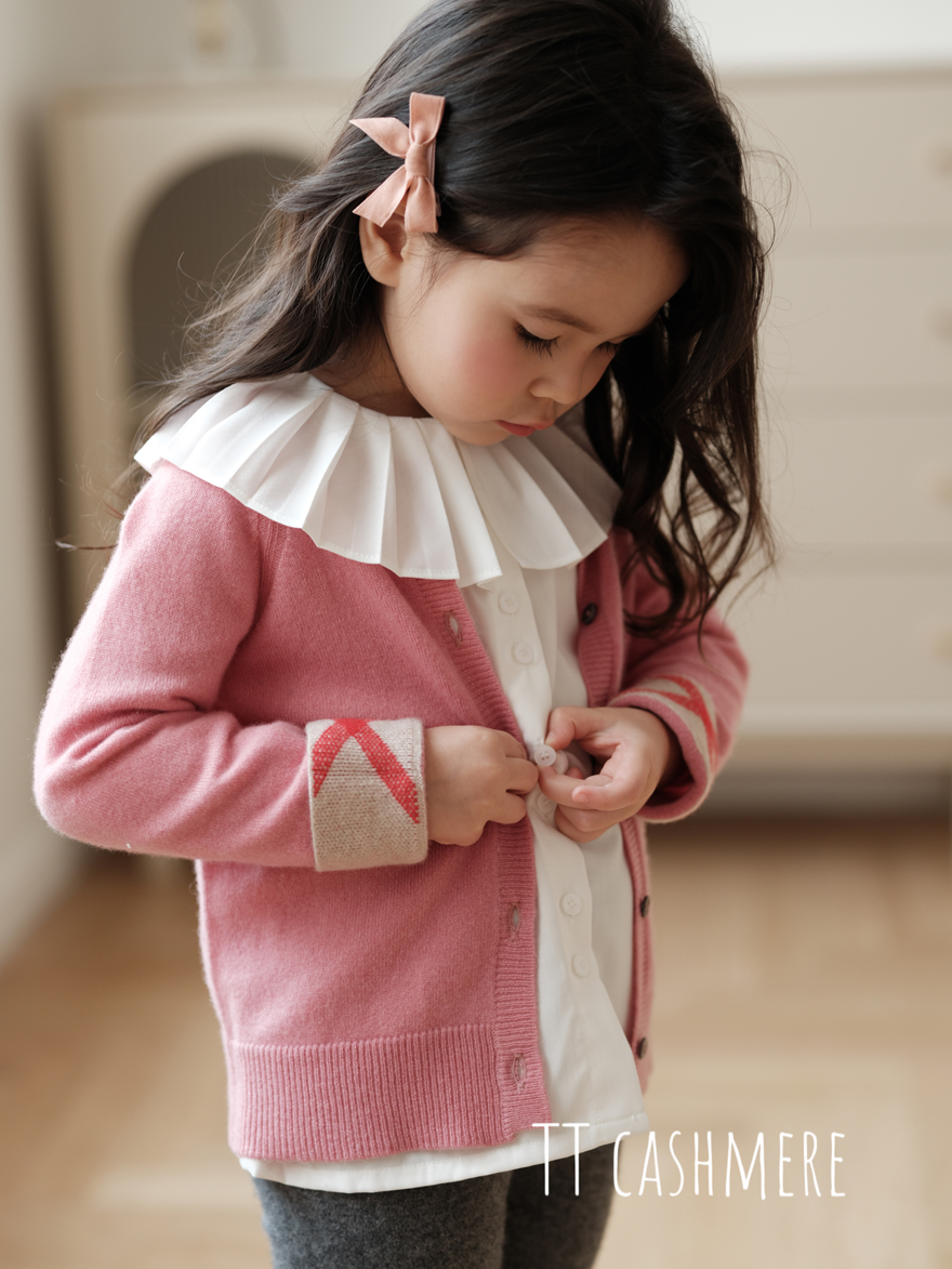 英伦亲子100%山羊绒开衫