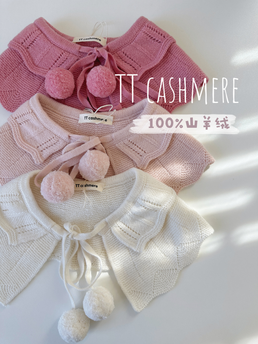 蒙威飒公主风秋冬山羊绒假领子