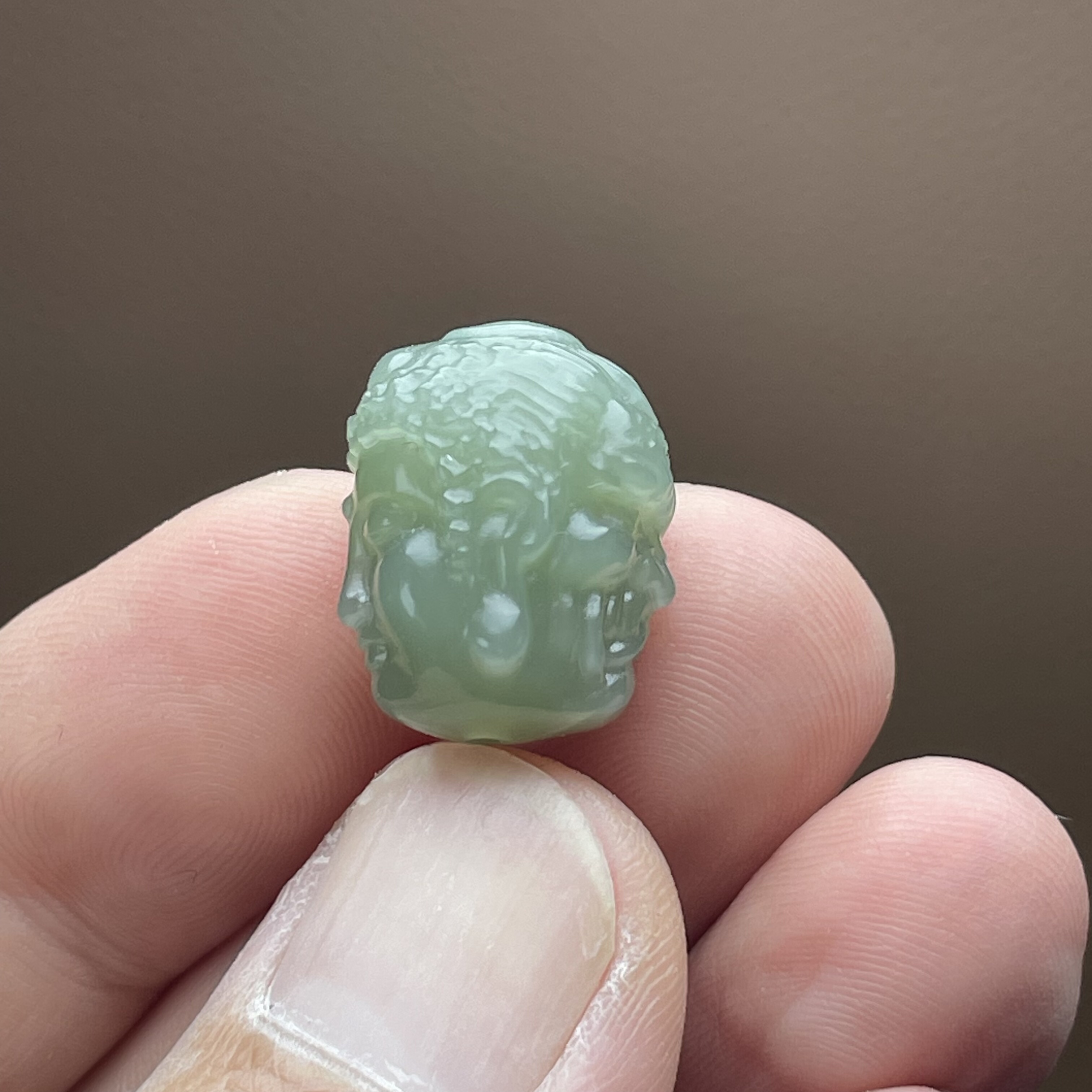 和田玉桶珠佛魔如来一念之间