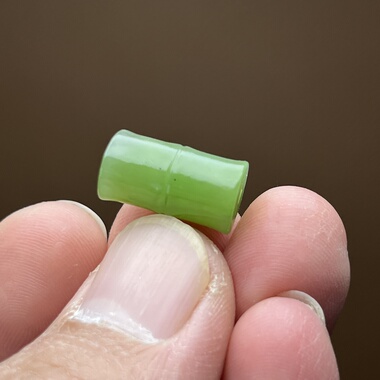 天然和田碧玉苹果绿手链锁骨链