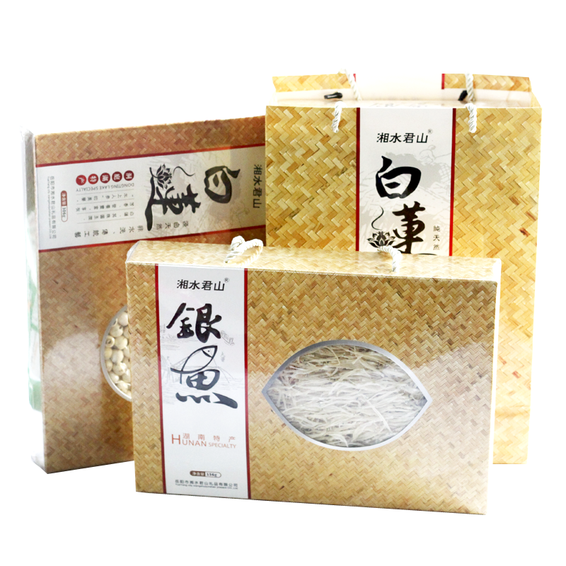 湖南特产岳阳家乡白莲银鱼礼盒