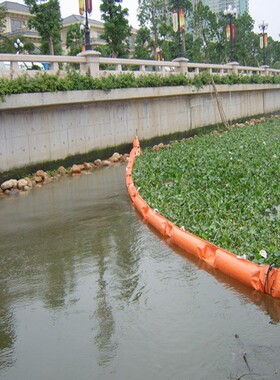 华扬PVC450围油栏 固体浮子式围油栏 水面围油吸油拦污带拦截围堵
