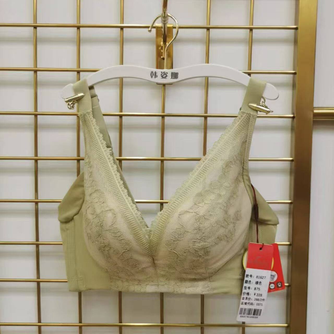 韩姿娜买一送一三代副乳杀手B杯无钢圈聚拢小胸内衣81627舒适文胸