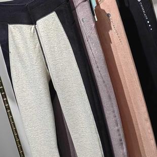 女6005加厚全护羊绒裤 厚秋裤 6005 长腿保暖裤 1修长版 驰色2024新款