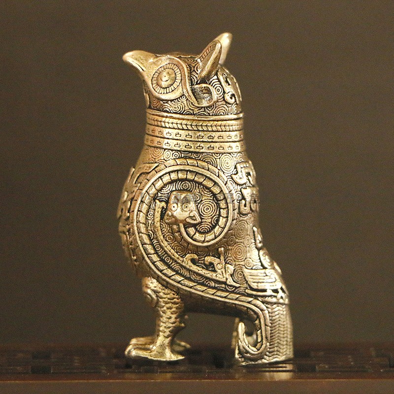 鸮尊安阳殷墟旅游纪念品文创摆件