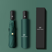 全自动雨伞学生晴雨两用便捷式 加固防晒防紫外线遮阳折叠太阳伞