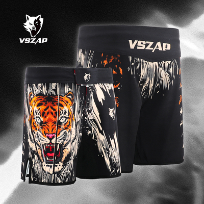VSZAP搏击运动员短裤速干虎踢拳