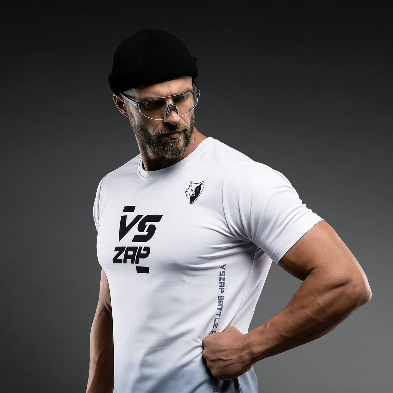 VSZAP短袖弹力T恤搏击格斗训练泰拳击服MMA速干上衣MMA男UFC健身