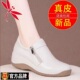 真皮软底小单鞋 蜻蜓牌正品 厚底女鞋 坡跟鞋 运动休闲鞋 女2025春秋季