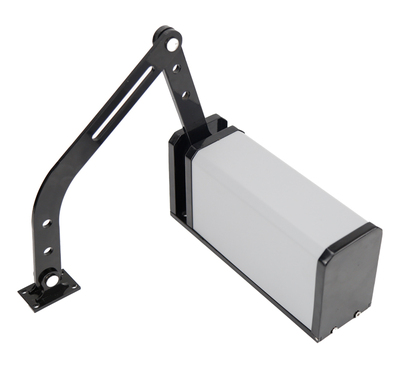 无刷小区广告门侧装曲臂电动闭门器自动开门机90度平开门电机开门