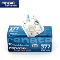 Renata Swiss Watch Battery 377 SWA Kashi Best Agatter Sr626SW Silver Oxide 1,55 В.