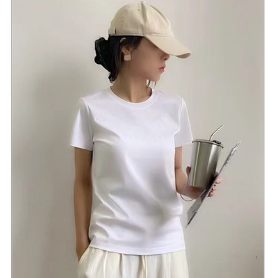 日韩原单 UA第三代液氨棉T恤短袖 新疆长绒棉气质高级感长袖