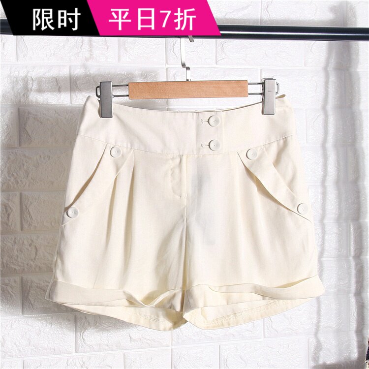 城系列夏季女士女装简约时尚口袋休闲修身百搭短裤2X311|msdalam kategori Pakaian Lelaki, seluar santai - dari Buy2taobao.com untuk memberikan perkhidmatan ejen Taobao profesional membeli