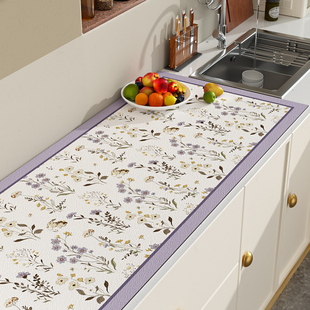 硅藻泥水龙头吸水垫厨房洗手台沥水垫卫生间洗漱台面免洗可擦杯垫