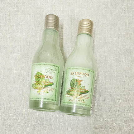 包邮skin food思亲肤莴苣生菜黄瓜爽肤水乳液套装补水保湿韩国