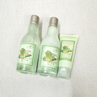 包邮skin food思亲肤莴苣生菜黄瓜爽肤水乳液面霜套装补水保湿