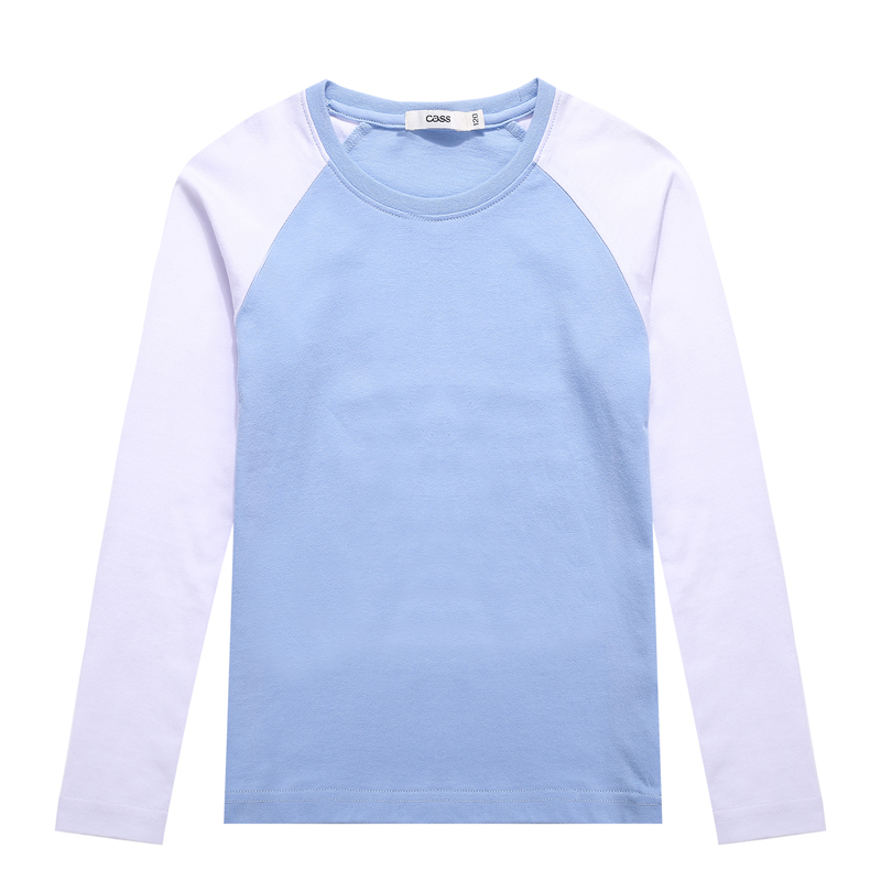 长袖纯棉中童春秋打底衫
