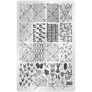 【油姐】ZJOYplus-421 印花印板 美甲DIY彩绘工具 皆明川