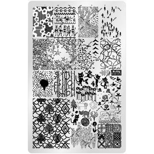 【油姐】ZJOYplus-419 印花印板 美甲DIY彩绘工具 皆明川