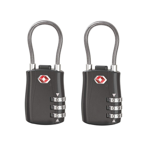 外贸同款527B TSA密码锁海关锁小挂锁拉杆行李箱小锁防盗锁简包装