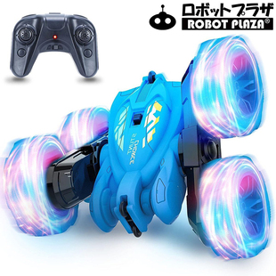 国外挺贵!出口儿童玩具遥控车四轮驱动 塑料越野攀爬360度转灯效