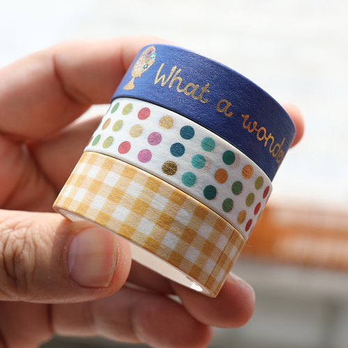 PASTELBASICS卡通手撕纸胶带