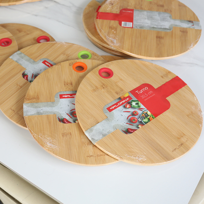 出口波兰圆型家用竹砧板菜板