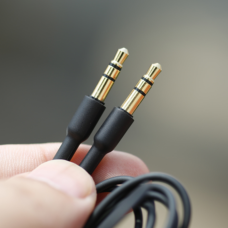 联基为日本大牌代工1.5米长3.5mm镀金音频线发烧HiFi音频耳机车机