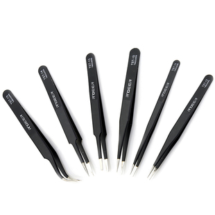 香港飞鹿防静电镊子电子镊直尖咀镊子弯头镊TST/RST/AST多系列款