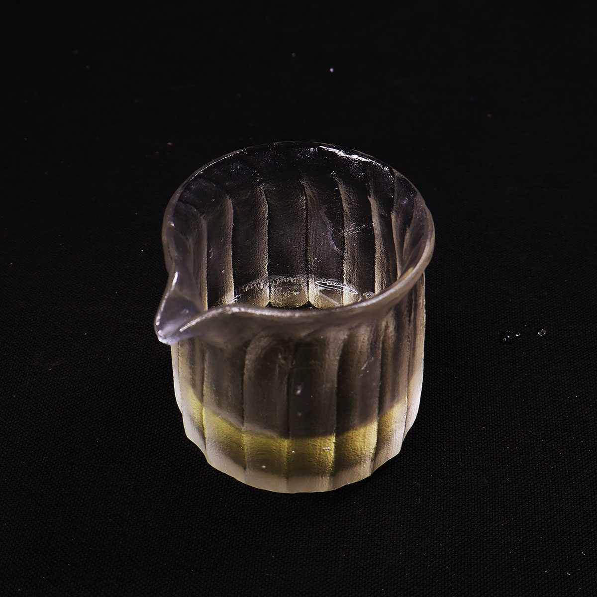 红锦添原矿水晶茶器水晶杯公道杯晶作手工系列送礼耐高温干烧不裂