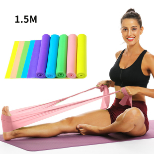latex band sport resistance stretching Yoga exercise elastic
