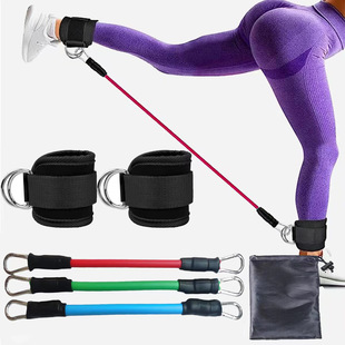 Ankle Straps Ring Resistance Support Bands Set TPE Fitness