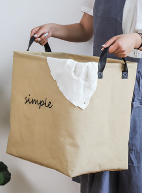 Laundry basket foldable Clothing storage bag linen basket