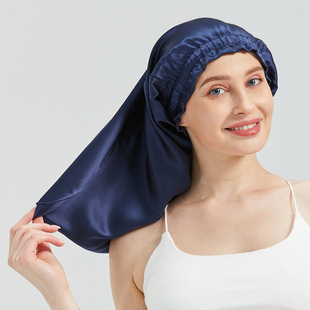 Satin Bonnet Silk Bonnet Bonne For Sleeping Hair Bonnet 睡帽