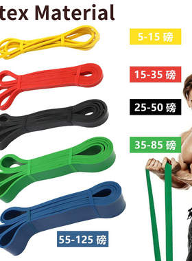 Pull Up Assist latex Resistance Bands Sets Power Rubber Band
