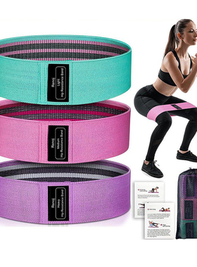 Portable Fitness Workout Equipment Resistance Bands 弹力带