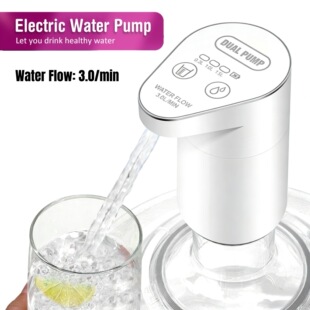 Electric barreled pump water dispenser automa pressure water