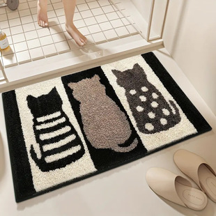 Bath Bathroom Floor Shower Rug Mat guard carpet卫生间地垫