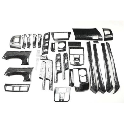 适用于右驾丰田普锐斯PRIUS ZVW40碳纤维桃木内饰贴 改装电动窗贴