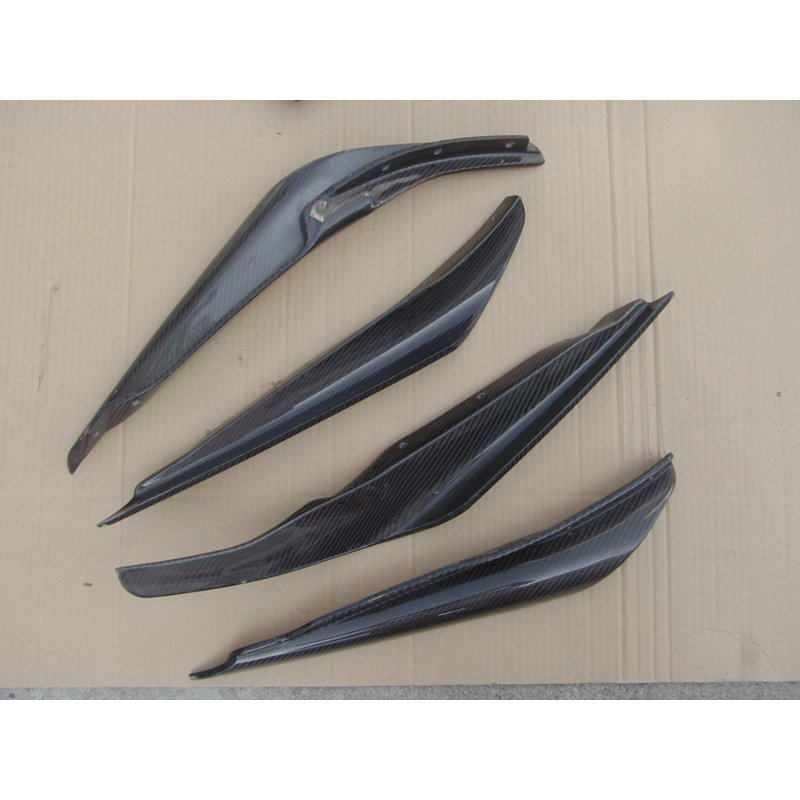 适用于适用于三菱evo 10代/翼神改装专用碳纤前风刀前杠风刀弯刀